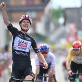 Joao Almeida s'est montré le plus fort samedi à Emmetten KEYSTONE/GIAN EHRENZELLER